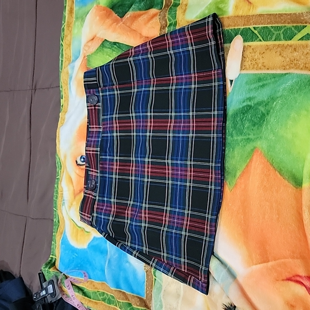 Plaid Mini Skirt